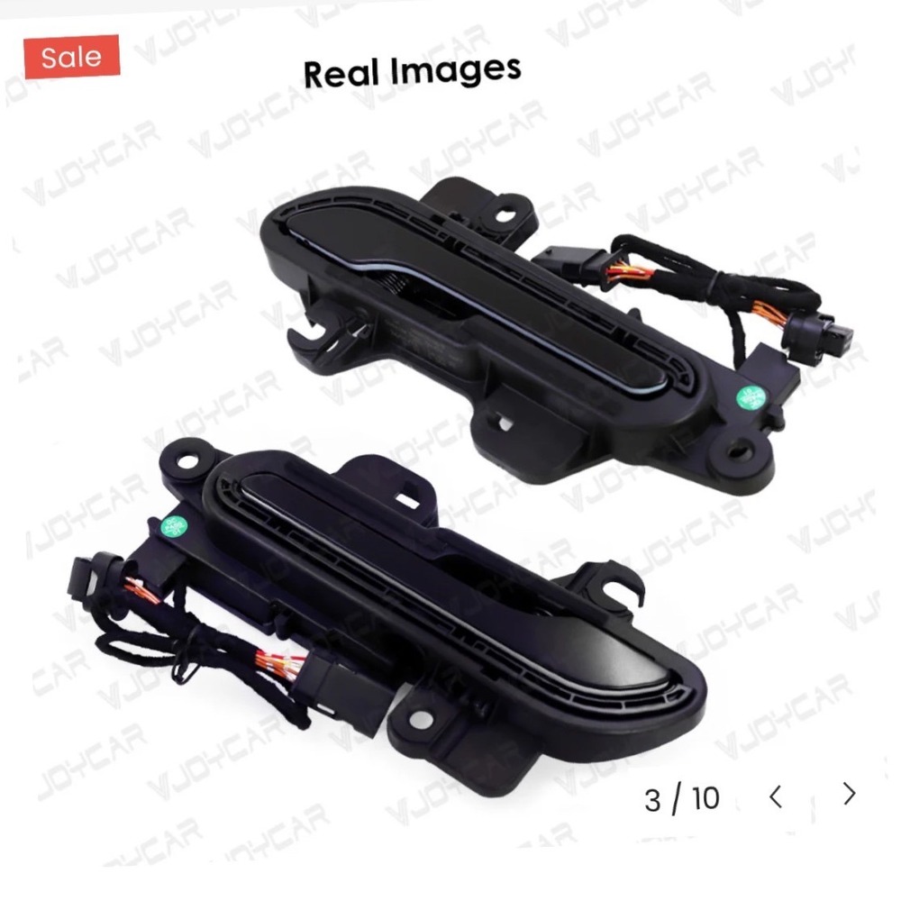 New VJOYCAR Tesla Model 3/Y V6 Auto-Present LED Door Handles - 4PC Set